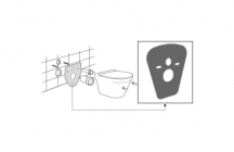 ACCOUSTIC INSULATION FOR WALL-HUNG TOILET OR BIDET
