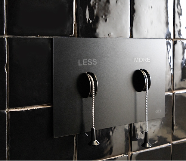 Stainless steel black matte