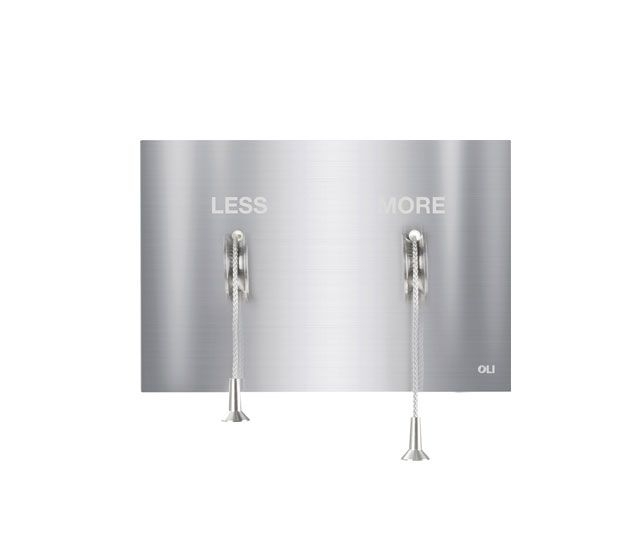 Stainless steel brushed