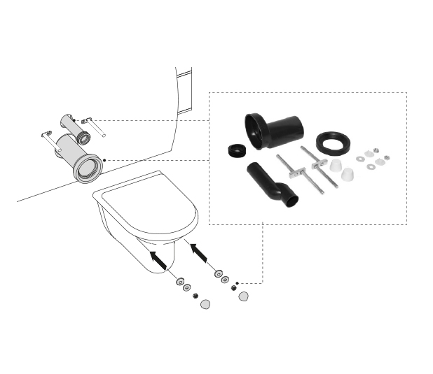 eccentric set connection 25mm