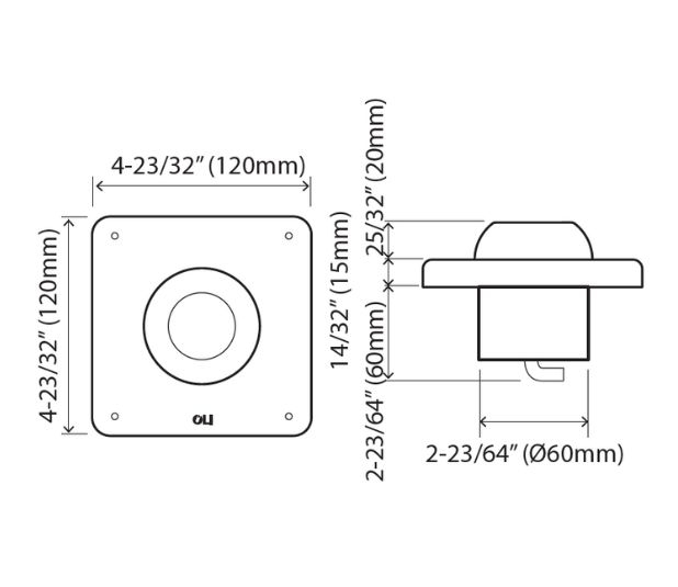 floor mounted