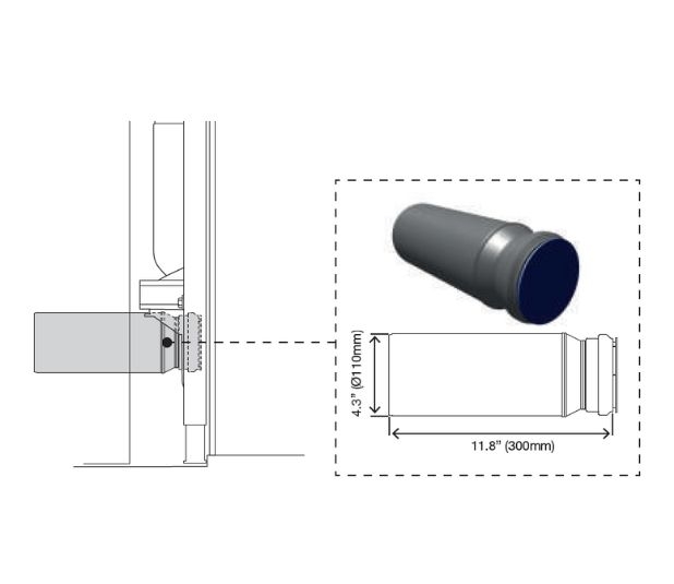 HORIZONTAL OUTLET WC
